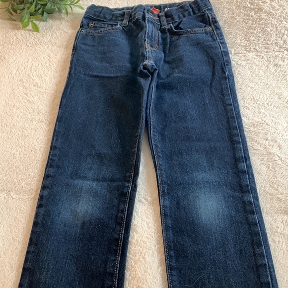 Children’s Place 8 Skinny Jeans EUC Adjustable Waist Dark Denim - Picture 7 of 12